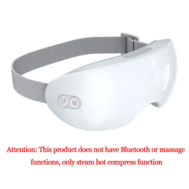 Nano Steam Smart Eye Massager with Bluetooth Music Vibrating Hot Compress Air Bag Sleep Mask for Eye Fatigue Relief and