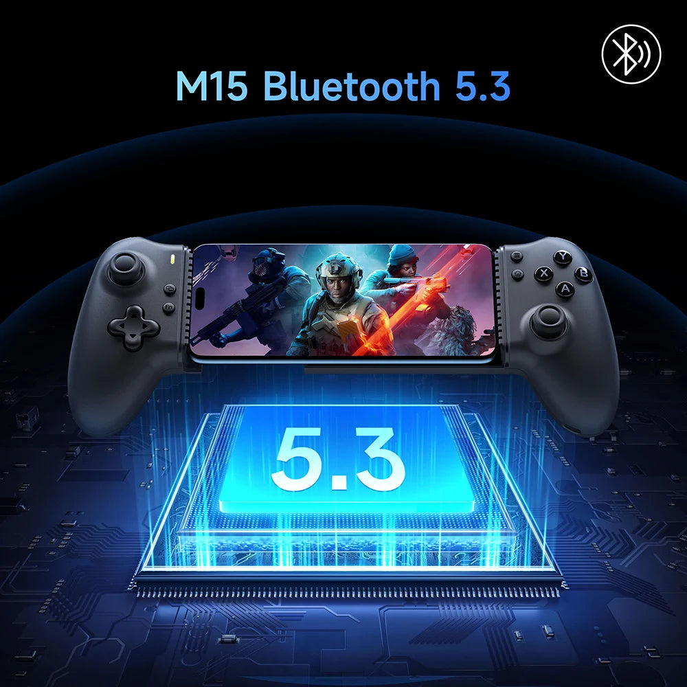 EasySMX M15 Bluetooth Mobile Phone Controller for Android/iPhone/Switch/Cloud Gaming/Xbox Game Pass/Call of Duty/PS Remote Play