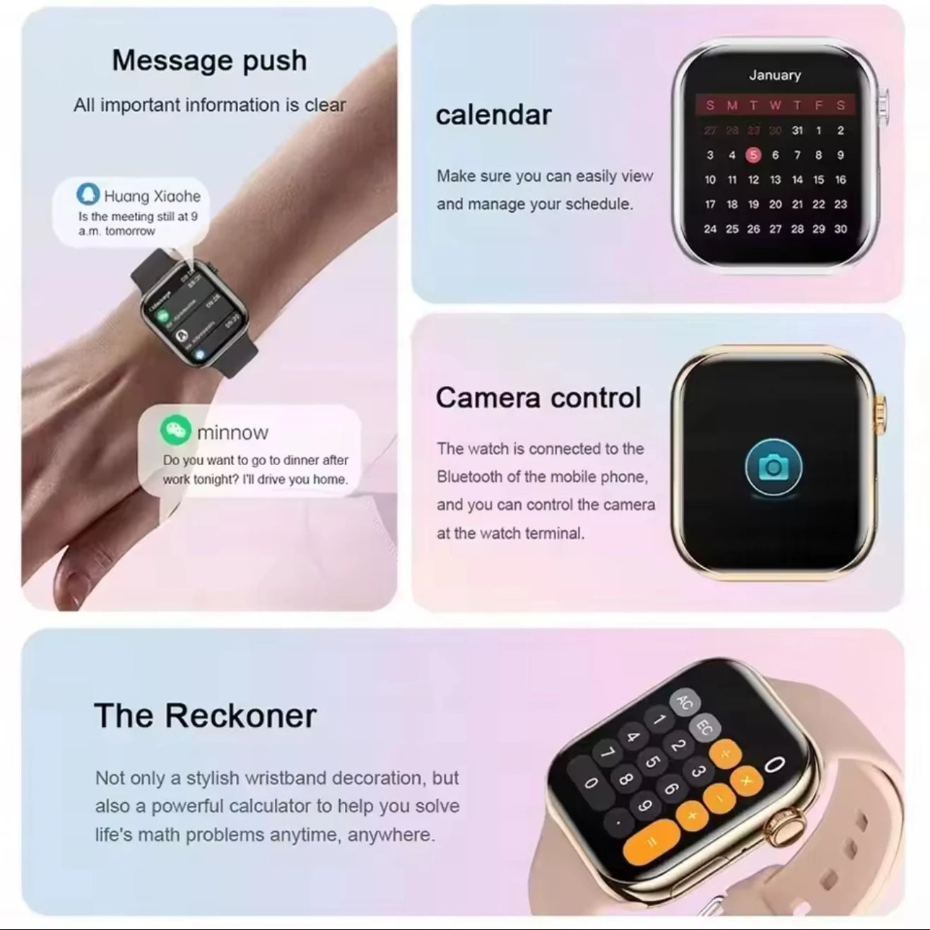 NEW Watch 10 Smart Watch Men Body Temperature BT Call NFC Always on Display GPS Sport Watches Women Smartwatch For Apple Android