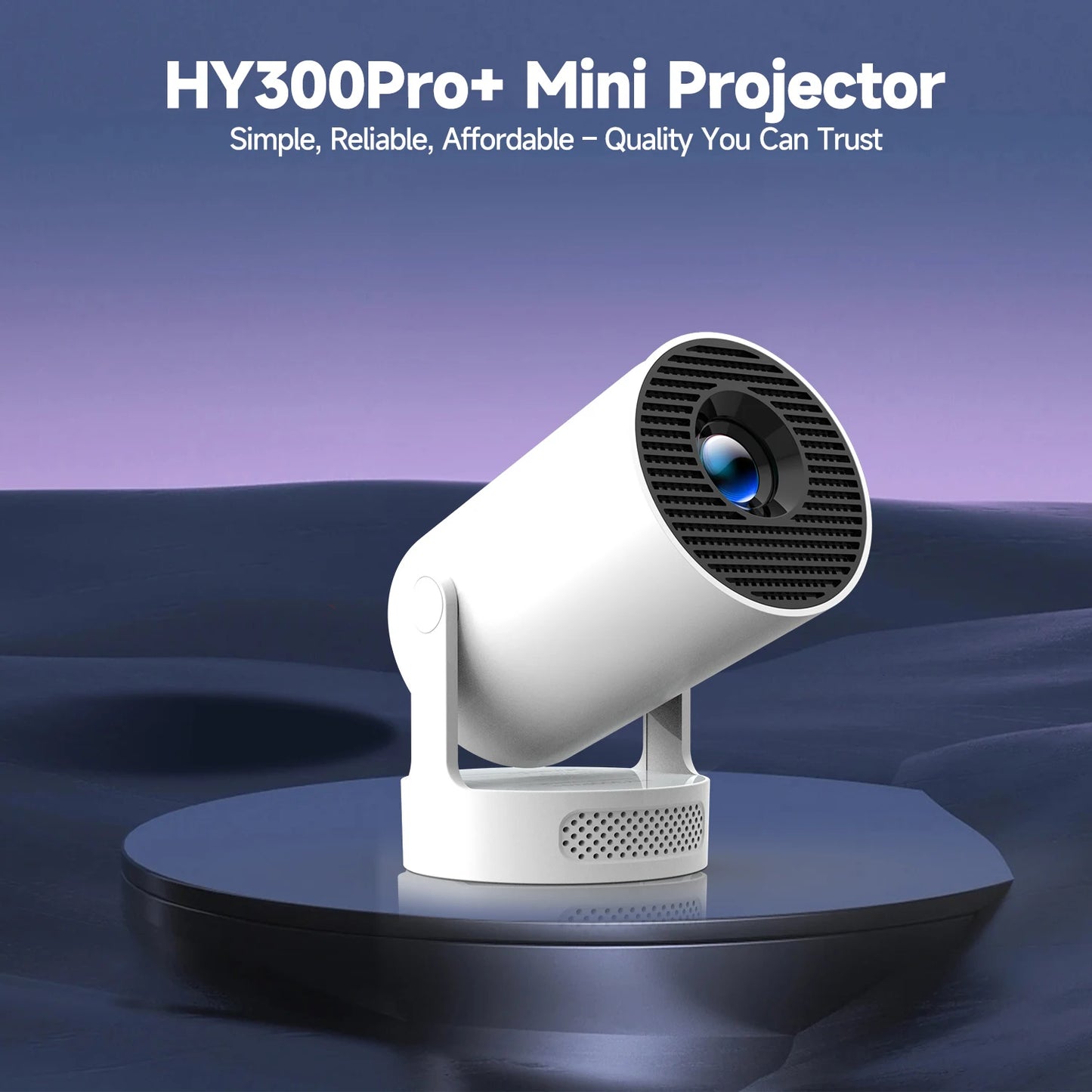 Magcubic 4K Android 11 Portable Projector 8000 Lumens WiFi 6 BT5.4 Outdoor Theater 5W HiFi Speaker 720P HD Supported HY300 Pro+