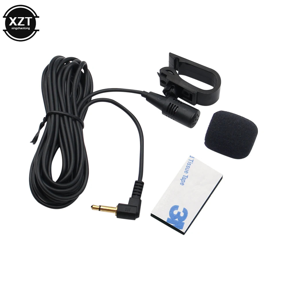 MINI Professionals Car Audio Microphone 3.5mm Jack Plug Mic Mono Mini Wired External Microphone for PC Auto Car DVD Radio NEW