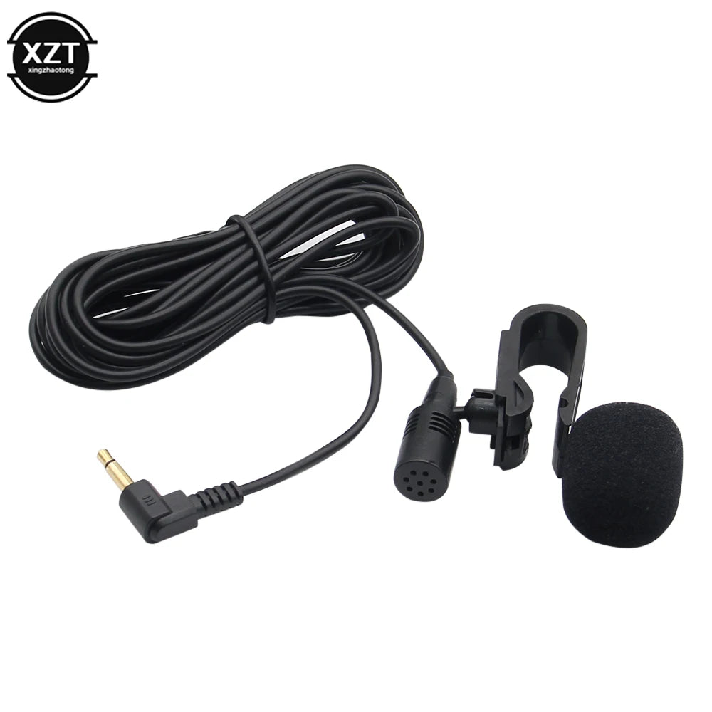 MINI Professionals Car Audio Microphone 3.5mm Jack Plug Mic Mono Mini Wired External Microphone for PC Auto Car DVD Radio NEW