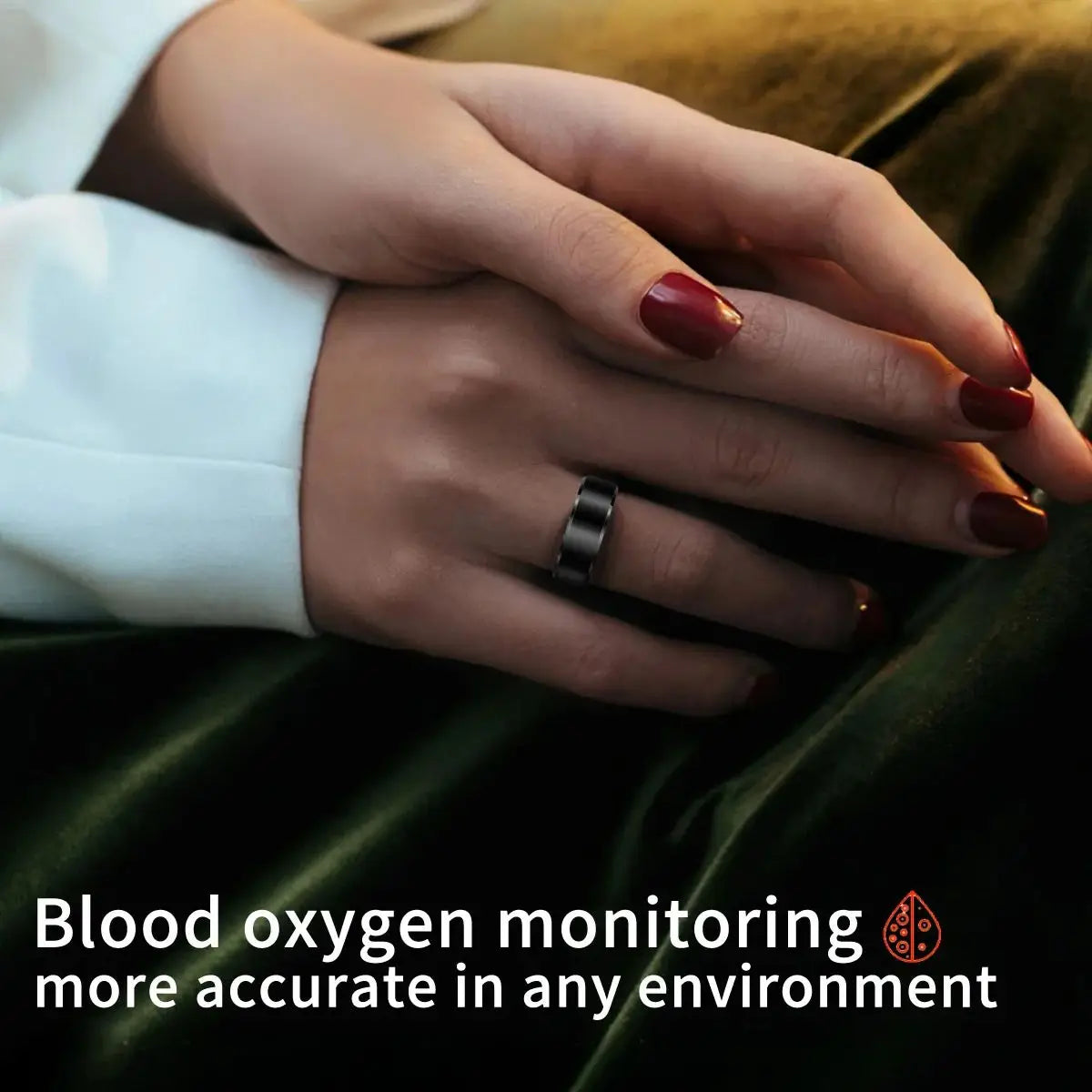 Men smart ring 2025, Sleep & Heart Rate & Stress Tracker, 5ATM Waterproof, R6Pro smart rings for women,Compatible iOS/Android