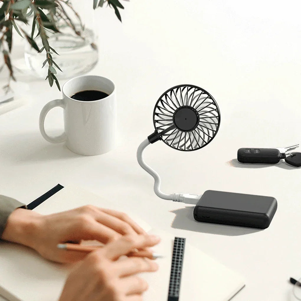 USB Cooling Fan Electronic Gadgets Ventilador Led Usb Mini ventilador Portable Flexible Cooler For Laptop Smart Phone