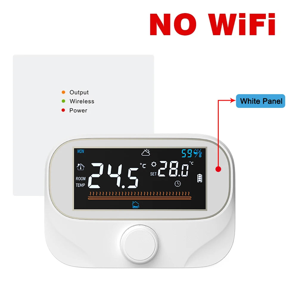 Tuya WiFi Smart Home Wireless Thermostat RF Battery Gas Boiler Water Heating Digital Temperature Controller Alexa Google Home