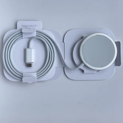 Original Apple Magsafe Wireless 15W Charger For iphone 16 15 14 13 12 mini Pro Max Plus