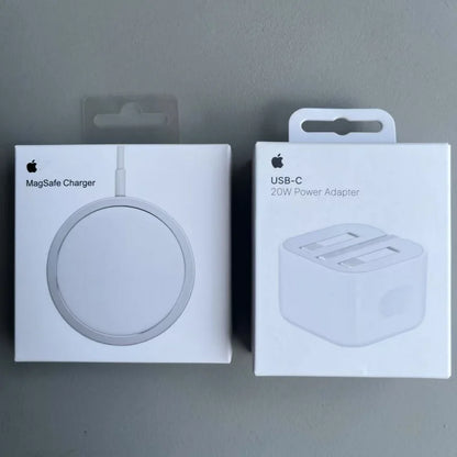 Original Apple Magsafe Wireless 15W Charger For iphone 16 15 14 13 12 mini Pro Max Plus