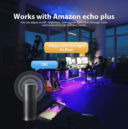 1-5M USB Zigbee 3.0 RGB Neon LED Strip Lights Waterproof  Dimmable Flexible Tape Kitchen Cabinet TV Room Night Light for MQTT