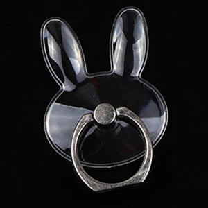 2pcs 1pcs Finger Ring Mobile Phone Smartphone Stand Holder Round Phone Ring Transparent Heart holder Star Socket Car Mount Stand