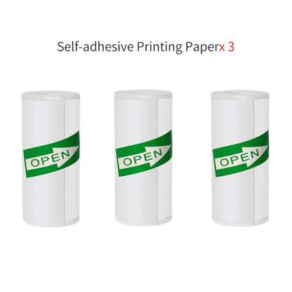 Mini Portable Printer Thermal Paper HD 57*25mm Universal Self-adhesive Roll Paper Label Sticker For Phone Printing Picture Photo