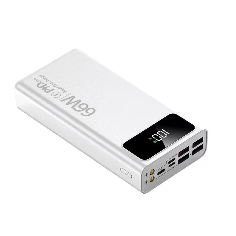 80000mAh Large-capacity Charging Treasure  60000 Digital Display 5w Fast Charging Outdoor 100000 Mobile Power Gift Wholesal
