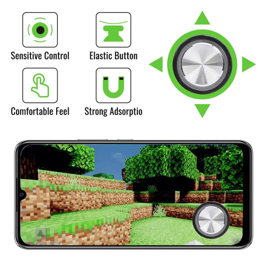 Mobile Gaming Controller Game Trigger For Aim Shooting Gamepad Joystick Controller Metal Button for IPhone Android