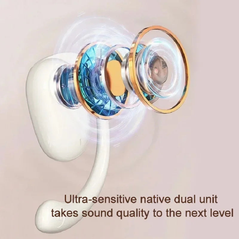 SW-0511 Wireless Bluetooth Earphones Earbuds Touch Light Air Conduction High quality Fitness Driving office Headset With Mic