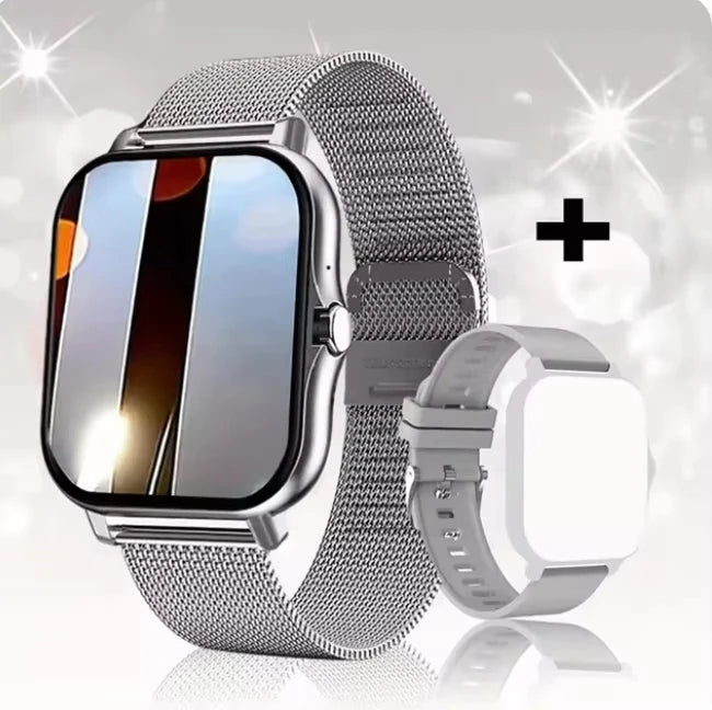 KESHUYOU 2025 Smart Watch Answer Make Call Message Preview Sport Mode DIY Dial Sleep Monitor Smart Watch for Men Women Gifts