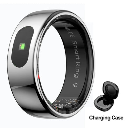 Smart Ring Men Women Temperature Health Monitor 5ATM Waterproof Music Video Control Sports Modes Rings Finger VS R02 R06 R09