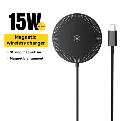 Essager Magnetic Qi Wireless Charger 15W With Cable For iPhone 14 13 12 Pro Max Fast Wireless Charging For Samsung Xiaomi Huawei