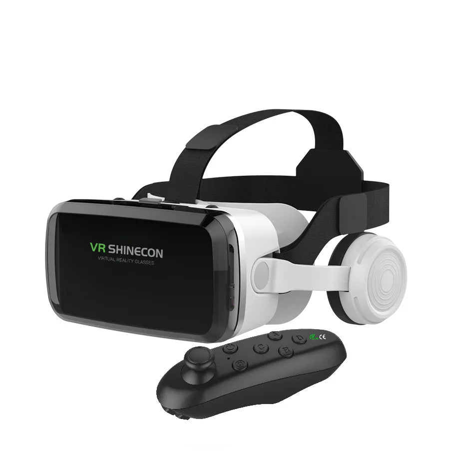 RGB Esports 3D Helmet VR Adjustable Headwear Wireless Glasses Virtual Reality Stereo Microphone Headphone Helmet Suitable fphone
