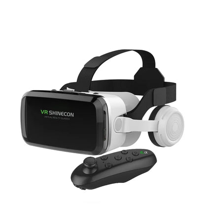 RGB Esports 3D Helmet VR Adjustable Headwear Wireless Glasses Virtual Reality Stereo Microphone Headphone Helmet Suitable fphone