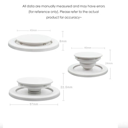 Magnetic Folding Mobile Phone Grip Holder Socket Pocket Support for Magsafe IPhone 15 14 13 Mac Safe Ring Finger Expanding Stand