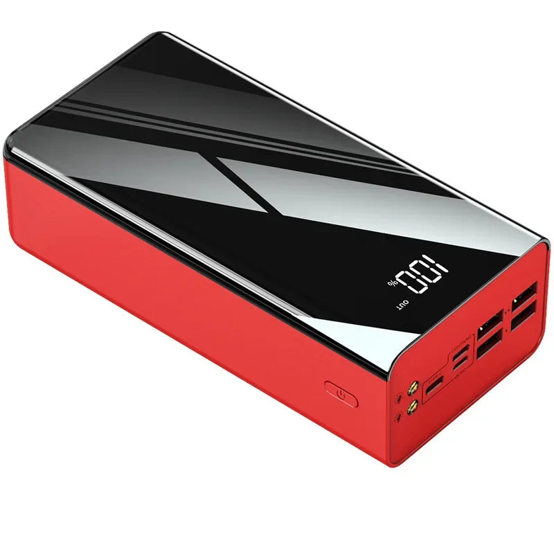 80000mAh Large-capacity Charging Treasure  60000 Digital Display 5w Fast Charging Outdoor 100000 Mobile Power Gift Wholesal