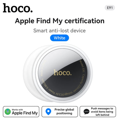 E91 Airtag Bluetooth GPS Smart Trackers Finder intelligent positioning Pet Dog Car key Wallet anti-lost device Find my