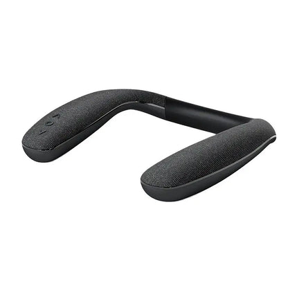 rockmia EBS-908 Wireless Bluetooth Speaker Portable Neck Wearable Surround Altavoz with Microphone Bass Neckband Speakers