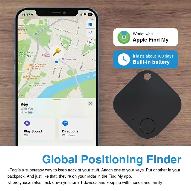 New Smart Finder Bluetooth 4.0 Children's Pet Wallet GPS Location Tracker Anti-lost Device Mini Portable Tracking Locator 2025