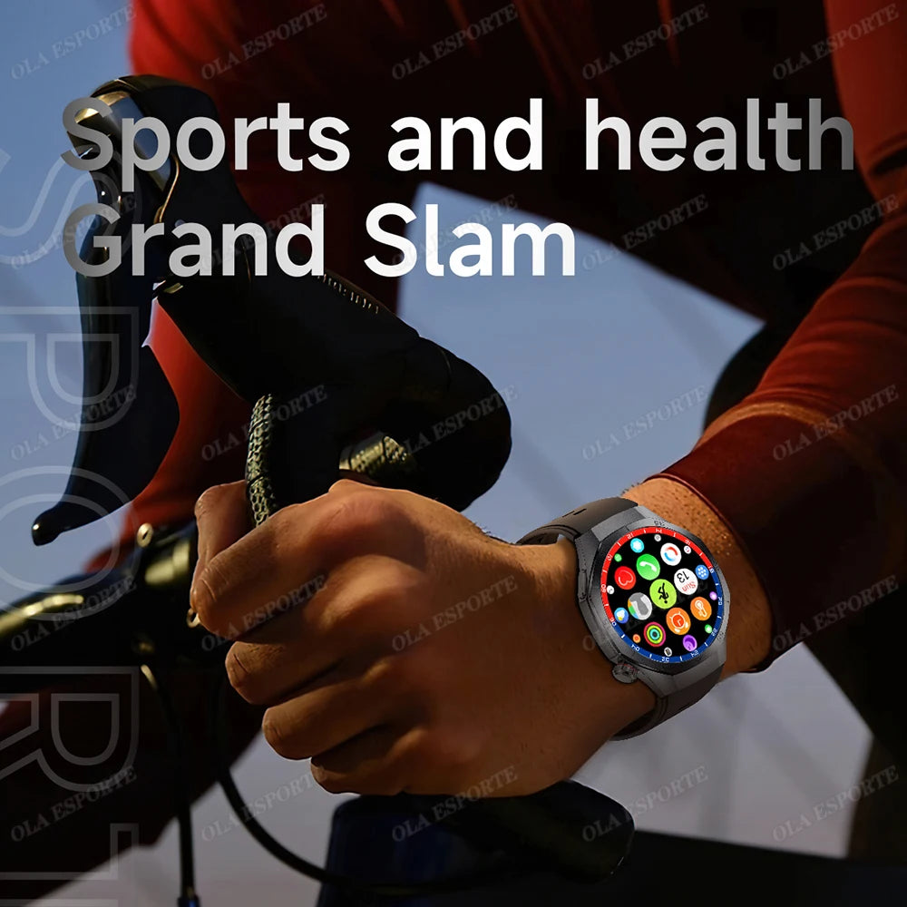 2025 New Watch GT5 Pro Smart Watch 1.5“ AMOLED Screen NFC GPS Tracker BT Calls Health Waterproof Smartwatch Men Women For Huawei