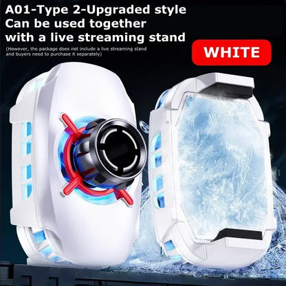 A01 Mobile Phone Back-clip Semiconductor Cooling Fan Radiator for IOS Android PUBG Cooler Live Cool Heat Sink Game Accessories