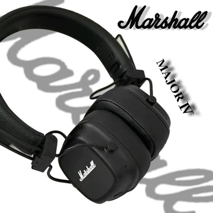 Marshall Major IV 4 Wireless Bluetooth Headphones Classic Earphones Deep Bass Foldable Pop Rock Retro Music Microphone Headset