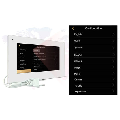 Hayway Home Visual Intercom 1080P Video Doorbell Camera For Apartment 7 " Tuya Smart Full Touch Monitor Support Motion Detection