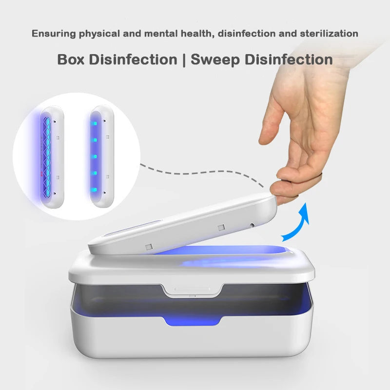 UTHAI Mobile Phone Disinfection Machine Small Makeup Tool Storage Box Multifunctional Ozone Ultraviolet Disinfection Box