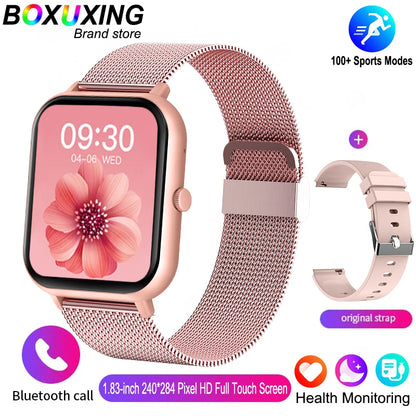 For Xiaomi 2025 New Smart Watch Men Bluetooth Call Fitness Tracker Heart Rate IP68 Waterproof Smart Watch Men Women IOS Android