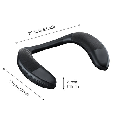 Hanging Neck Wireless Bluetooth Speaker Fabric Portable Small Speaker Wearable Stereo Subwoofer