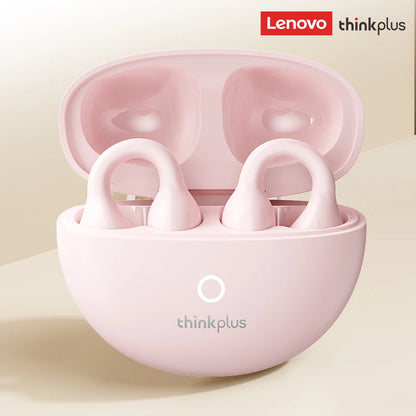 New Lenovo LP25 OWS Wireless Bluetooth Ear Clip Headphones Long Battery Life Gaming Headset HIFI Surround Sound Earbuds With Mic