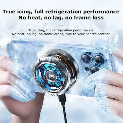 Magnetic Back Clip Universal 2 IN 1 MEMO CX08 CX07 Phone Cooler Semiconductor Cooling Fan Freeze Radiator for iOS Android PUBG