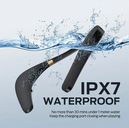 Monster Boomerang Neck Band Bluetooth Speaker 3D Stereo Sound Neckband Speaker IPX7 Waterproof Wireless Wearable Speaker