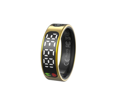 Men for Smart Ring LED Display Screen Heart Rate Blood Oxygen Monitoring Multi Women smart ring Couple Holiday Gift Health rings
