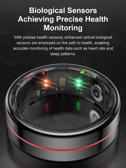 R04 Smart Ring Men Women Health Heart Rate Sleep Monitoring 5ATM Waterproof Multi-sport Modes Fitness Smart Ring For Android IOS