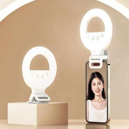 Mobile Phone Fill Light Portable Live Broadcast Handheld Led Lighting Desktop Selfie Outdoor Ring Mini Light