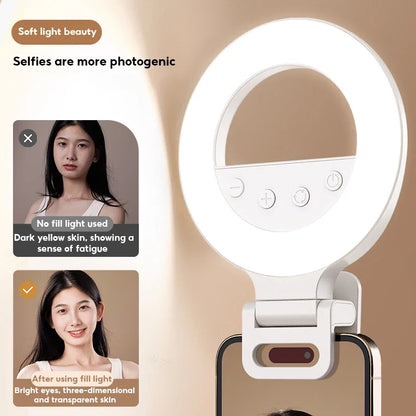 Mobile Phone Fill Light Portable Live Broadcast Handheld Led Lighting Desktop Selfie Outdoor Ring Mini Light