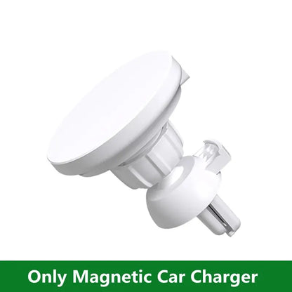 Magnetic Car Wireless Charger Stand Mobile Phone Chargers Holder for iPhone 15 14 13 12 Pro Max Mini Car Fast Charging Station