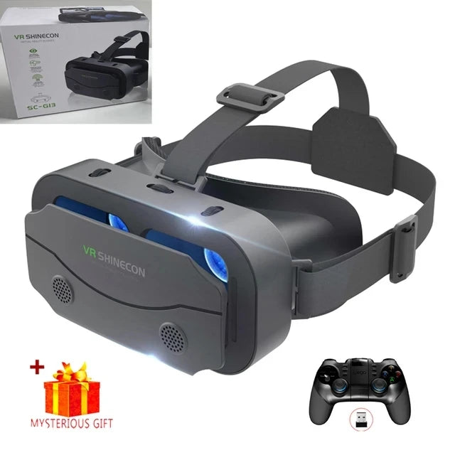 VR Glasses 3D Virtual Reality Headset Devices Helmet Lenses Goggles Smart For Smartphones Phone Cell Controller Mobile Game Viar