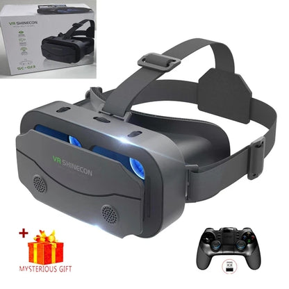 VR Glasses 3D Virtual Reality Headset Devices Helmet Lenses Goggles Smart For Smartphones Phone Cell Controller Mobile Game Viar