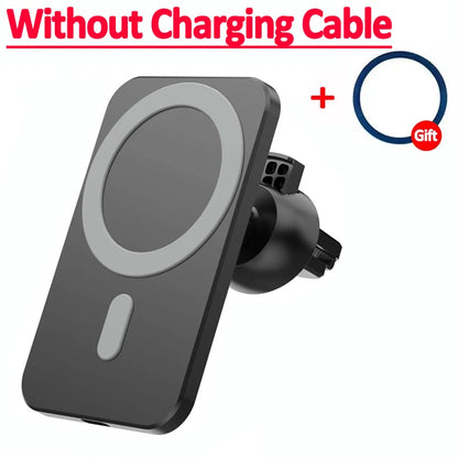 30W Magnetic Wireless Car Charger For MagSafe iPhone 16 15 14 13 Pro Max Xiaomi Samsung Xiaomi Air Vent Clip Phone Holder Stand