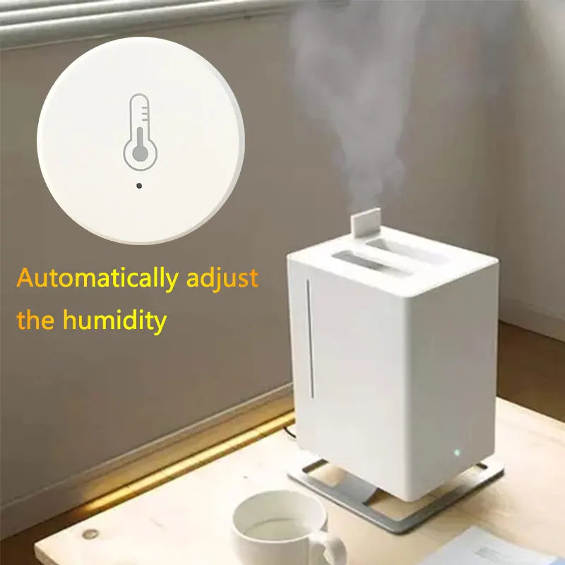 Tuya Smart Zigbee Temperature And Humidity Sensor indoor Thermometer Monitor Work Smartlife With Alexa Google Home APP Assistant