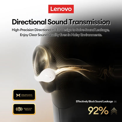 New Lenovo LP25 OWS Wireless Bluetooth Ear Clip Headphones Long Battery Life Gaming Headset HIFI Surround Sound Earbuds With Mic