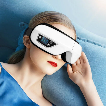 6D Smart Vibration Eye Massager Compress Eye Care Instrument Bluetooth Music Eye Massage Sleep Mask Eye Relax Fatigue
