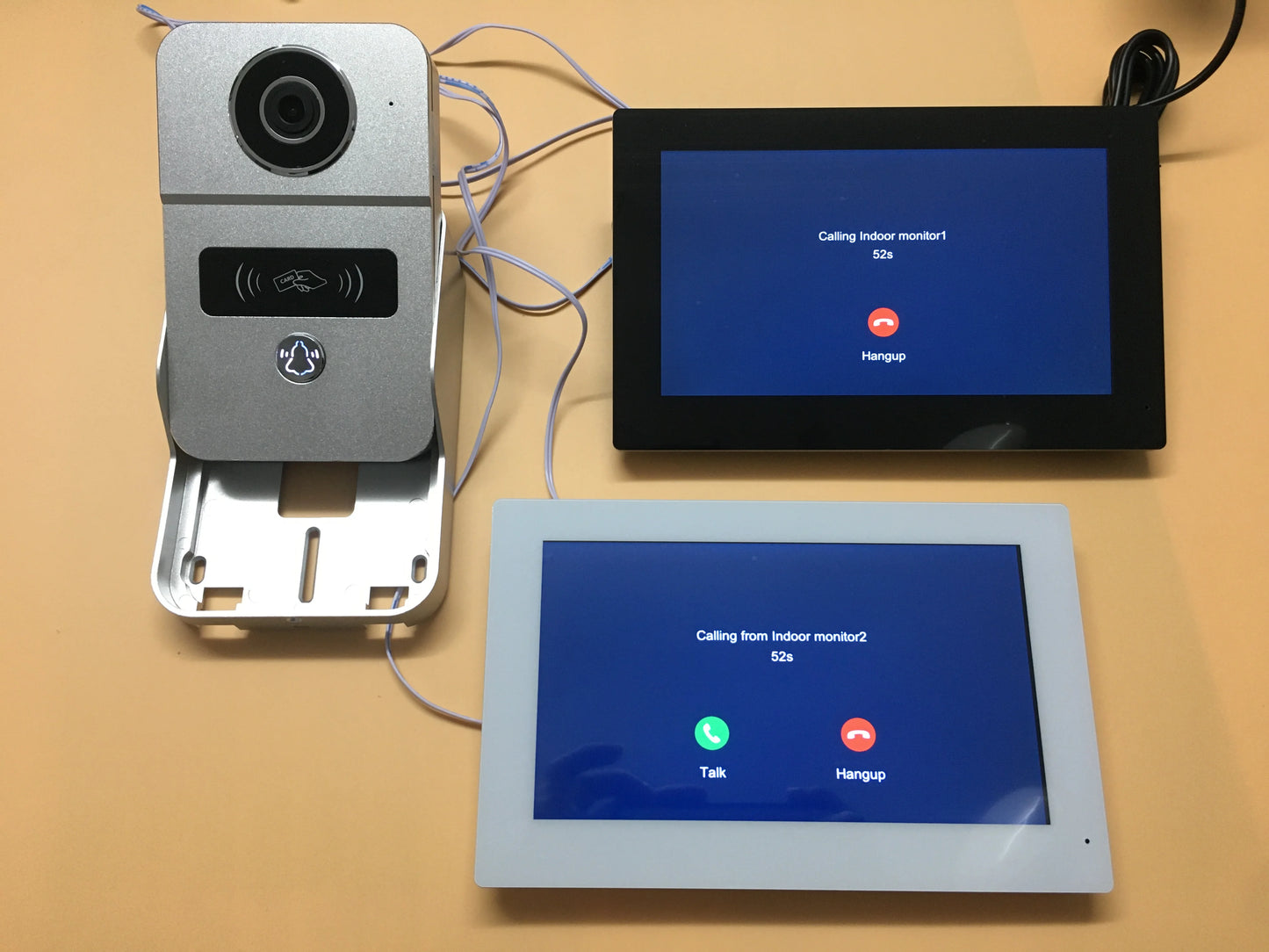 1080P Video Intercom Wifi 7/10 Inch Monitor Kit for Apartment System Home Security 2 Wire Doorbell Card Swipe Private House Tuya