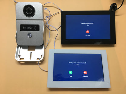 1080P Video Intercom Wifi 7/10 Inch Monitor Kit for Apartment System Home Security 2 Wire Doorbell Card Swipe Private House Tuya